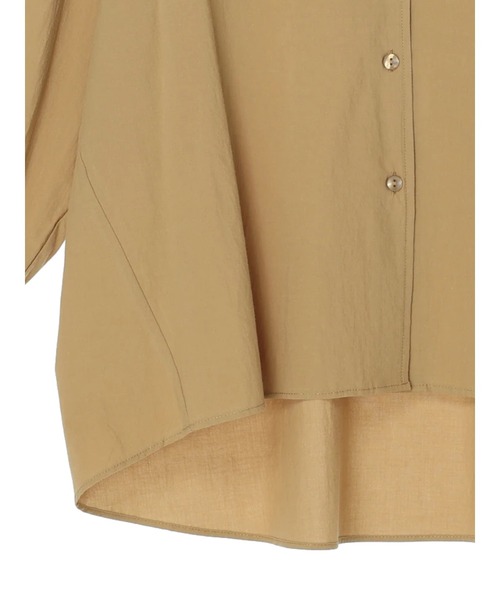 earth music&ecology（アースミュージックアンドエコロジー）の「スキッパーシャツ（シャツ/ブラウス・レディース・ブルー/アイボリー/ブラウン・FREE）」の21枚目の写真