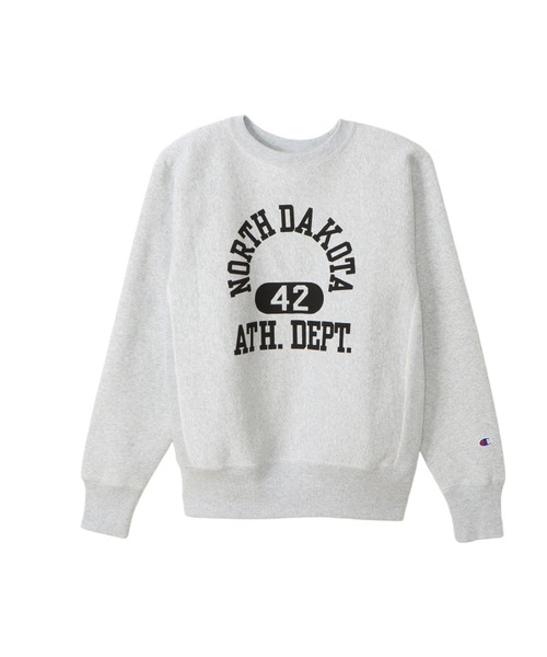 Champion(チャンピオン)の「【Champion/チャンピオン】メンズ リバースウィーブ(R) クルーネックスウェットシャツ(スウェット・メンズ・ホワイト/シルバーグレー/レッド系その他4/ブラック/オートミール/ダークネイビー・LARGE/X-LARGE/SMALL/MEDIUM)」の3枚目の写真