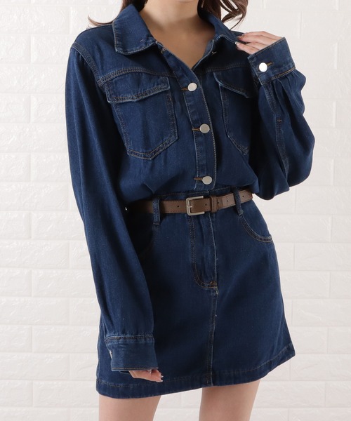 天使の羽が魅力！デニムミニワンピース✨女子会×お出かけ用 Amazon.co.jp: [LAVASEON] ドレス 3層 ワンピース レディース