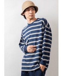 レトロボーダー オーバーシルエット ロンT