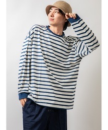 レトロボーダー オーバーシルエット ロンT