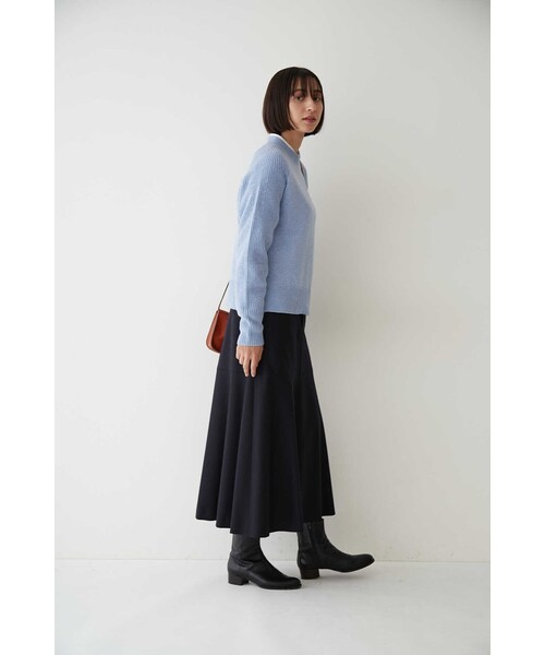 美品⭐︎human woman ウォッシャブルマーメイドスカート セール】◇ライトフラノウォッシャブルマーメイドスカート