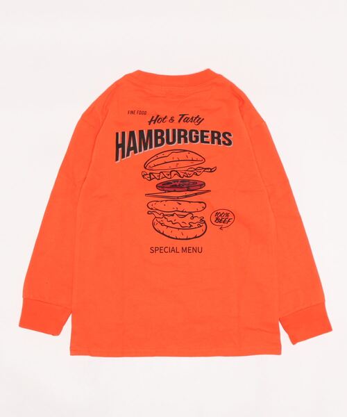 JUNKSOUL（ジャンクソウル）の「DEGRELATE / バリエーションロンT (M4)（Tシャツ/カットソー・キッズ・カーキ/オレンジ/ホワイト/グレー/パープル/ネイビー/ホワイト系その他2/ブラック・130/140/120/150/160）」の15枚目の写真