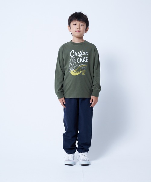 JUNKSOUL（ジャンクソウル）の「DEGRELATE / バリエーションロンT (M4)（Tシャツ/カットソー・キッズ・カーキ/オレンジ/ホワイト/グレー/パープル/ネイビー/ホワイト系その他2/ブラック・130/140/120/150/160）」の17枚目の写真