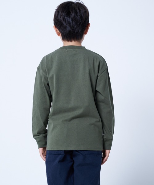 JUNKSOUL（ジャンクソウル）の「DEGRELATE / バリエーションロンT (M4)（Tシャツ/カットソー・キッズ・カーキ/オレンジ/ホワイト/グレー/パープル/ネイビー/ホワイト系その他2/ブラック・130/140/120/150/160）」の10枚目の写真