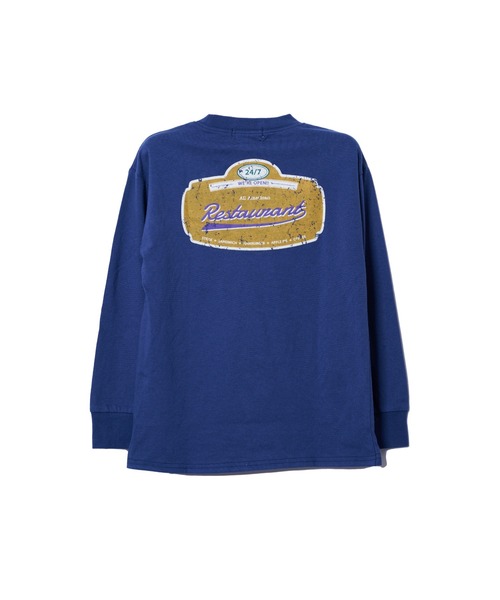 JUNKSOUL（ジャンクソウル）の「DEGRELATE / バリエーションロンT (M4)（Tシャツ/カットソー・キッズ・カーキ/オレンジ/ホワイト/グレー/パープル/ネイビー/ホワイト系その他2/ブラック・130/140/120/150/160）」の14枚目の写真