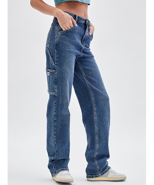 Guess（ゲス）の「GUESS Originals Kit Carpenter Pants（デニムパンツ・レディース・インディゴブルー・27inch/24inch/26inch/25inch）」の2枚目の写真