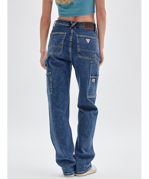 Guess（ゲス）の「GUESS Originals Kit Carpenter Pants（デニムパンツ・レディース・インディゴブルー・27inch/24inch/26inch/25inch）」の3枚目の写真