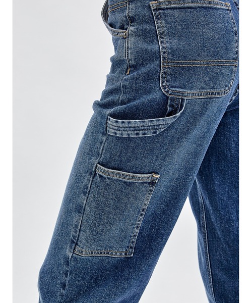 Guess（ゲス）の「GUESS Originals Kit Carpenter Pants（デニムパンツ・レディース・インディゴブルー・27inch/24inch/26inch/25inch）」の6枚目の写真