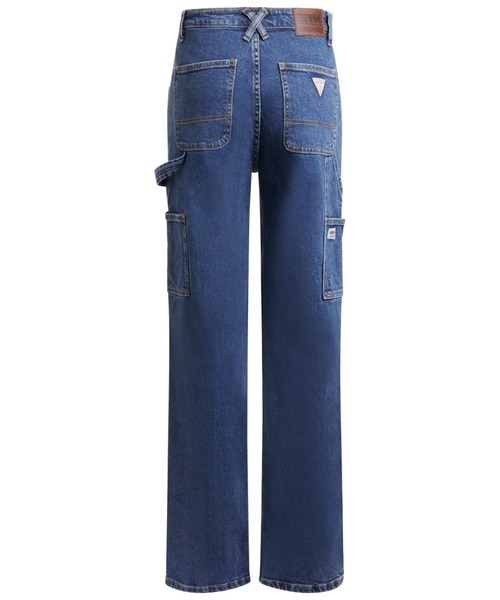 Guess（ゲス）の「GUESS Originals Kit Carpenter Pants（デニムパンツ・レディース・インディゴブルー・27inch/24inch/26inch/25inch）」の9枚目の写真