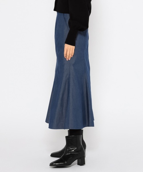 MISCH MASCH（ミッシュマッシュ）の「デニムマーメイドスカート（デニムスカート・レディース・ネイビー/ブルー・SMALL/MEDIUM）」の17枚目の写真