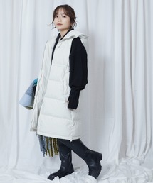 Firsthand | FIRST DOWN × Firsthand/ファーストダウン 別注Recycled Down Hooded Vest / リサイクルダウンフーデッドベスト(ダウンベスト)