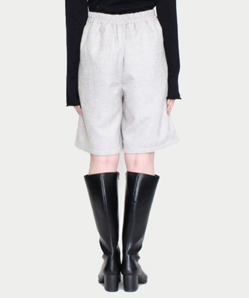 STYLEBLOCK（スタイルブロック）の「ツイードハーフパンツ（その他パンツ・レディース・ライトグレー/ブラック/ベージュ・M）」の7枚目の写真