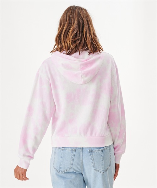 rip curl(リップカール)の「【RIPCURL(リップカール)】CLASSIC SURF HOODIE レディースフーディー プルオーバーパーカー タイダイ(パーカー・レディース・グレー系その他2/ピンク・LARGE/MEDIUM/SMALL/X-SMALL)」の3枚目の写真