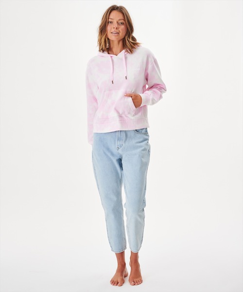 rip curl(リップカール)の「【RIPCURL(リップカール)】CLASSIC SURF HOODIE レディースフーディー プルオーバーパーカー タイダイ(パーカー・レディース・グレー系その他2/ピンク・LARGE/MEDIUM/SMALL/X-SMALL)」の5枚目の写真
