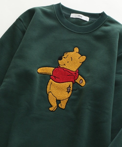 Disney（ディズニー）の「【Disney/ディズニー】裏起毛サガラ刺繍スウェットトレーナー（スウェット・レディース・グリーン/グレー系その他/ネイビー/グレー・M/L）」の10枚目の写真