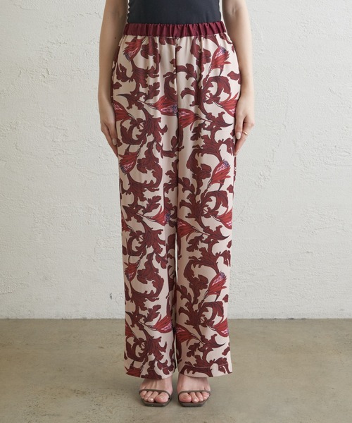 COLLAGE GALLARDAGALANTE（コラージュガリャルダガランテ）の「【OT】フラワー柄イージーパンツ（その他パンツ・レディース・レッド/ブルー・FREE）」の20枚目の写真