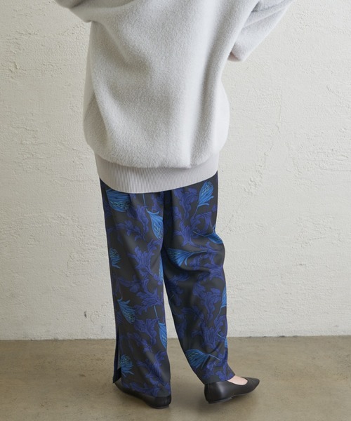 COLLAGE GALLARDAGALANTE（コラージュガリャルダガランテ）の「【OT】フラワー柄イージーパンツ（その他パンツ・レディース・レッド/ブルー・FREE）」の12枚目の写真