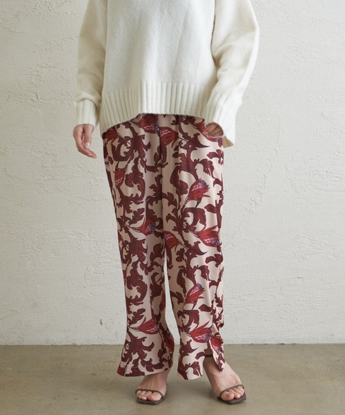 COLLAGE GALLARDAGALANTE（コラージュガリャルダガランテ）の「【OT】フラワー柄イージーパンツ（その他パンツ・レディース・レッド/ブルー・FREE）」の21枚目の写真