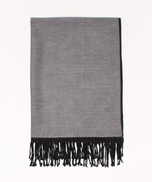 COLONY 2139（コロニートゥーワンスリーナイン）の「カシミアタッチストール（ストール/ショール・メンズ・オフホワイト/ブラック/ライトグレー/キャメル・FREE）」の19枚目の写真