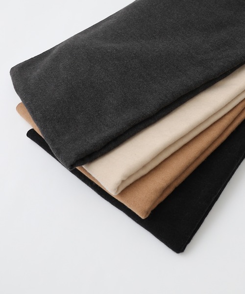 COLONY 2139（コロニートゥーワンスリーナイン）の「カシミアタッチストール（ストール/ショール・メンズ・オフホワイト/ブラック/ライトグレー/キャメル・FREE）」の14枚目の写真