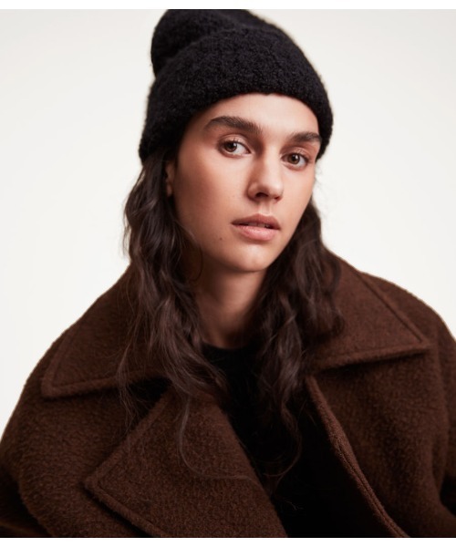 ALLSAINTS(オールセインツ)の「DARBY BEANIE | DARBY ビーニー(ニットキャップ/ビーニー・レディース・ブラック・ONE SIZE)」の3枚目の写真