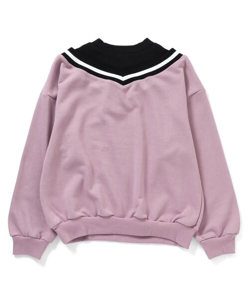 algy（アルジー）の「ラインリブドッキングトレーナー（スウェット・キッズ・ピンク/ベージュ/ミント・XXX-SMALL/XX-SMALL/SMALL/MEDIUM/X-SMALL）」の13枚目の写真