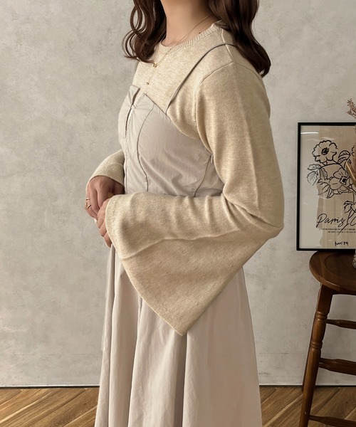 apres jour clair(アプレジュールクレア)の「【apres jour clair】キャミワンピ―ス【ZOZOTOWN限定アイテム】(ワンピース・レディース・ダークブラウン/グレイッシュベージュ/ブラック・フリー/X-LARGE)」の19枚目の写真