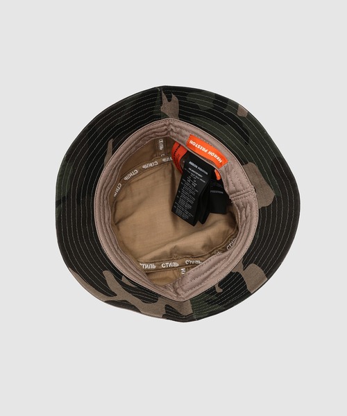 HERON PRESTON（ヘロンプレストン）の「CAMO BUCKET HAT（ハット・メンズ・グリーン系その他・L/XL）」の2枚目の写真