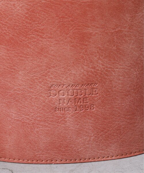 DOUBLE NAME(ダブルネーム)の「巾着ラウンド合皮BAG(ショルダーバッグ・レディース・オレンジ/スミクロ/イエロー×グリーン・FREE)」の11枚目の写真