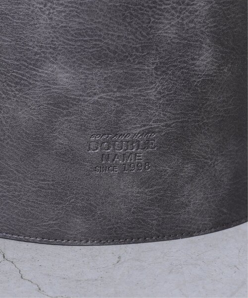 DOUBLE NAME(ダブルネーム)の「巾着ラウンド合皮BAG(ショルダーバッグ・レディース・オレンジ/スミクロ/イエロー×グリーン・FREE)」の16枚目の写真