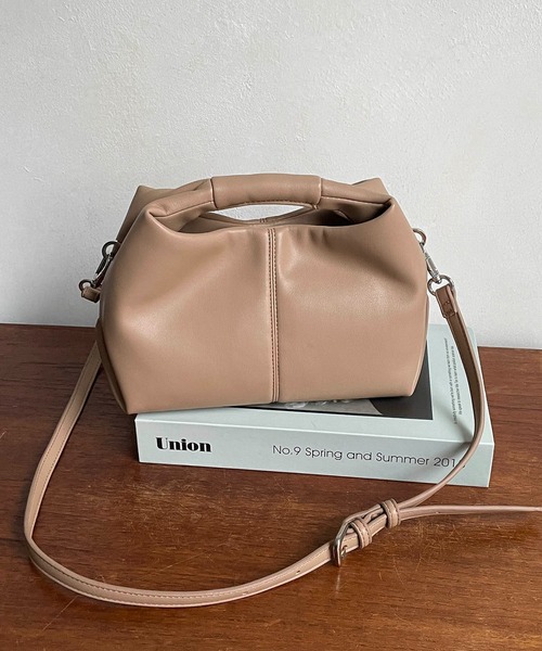 CAPRICIEUX LE'MAGE（カプリシューレマージュ）の「ワンハンドルバッグ（ハンドバッグ・レディース・ブラック/グリーン/アイボリー/ベージュ・FREE）」の3枚目の写真