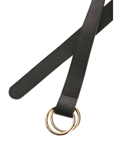 RESEXXY（リゼクシー）の「ダブルリングベルト（ベルト・レディース・ブラック/モカ/ブラウン・FREE）」の5枚目の写真