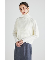 rienda | ラップデザインオーバーニットトップス(ニット/セーター)