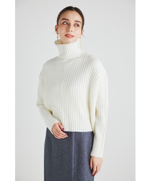 rienda(リエンダ)の「ラップデザインオーバーニットトップス(ニット/セーター・レディース・ライトピンク/ライトグリーン/ブラック/ベージュ/アイボリー・FREE)」の16枚目の写真