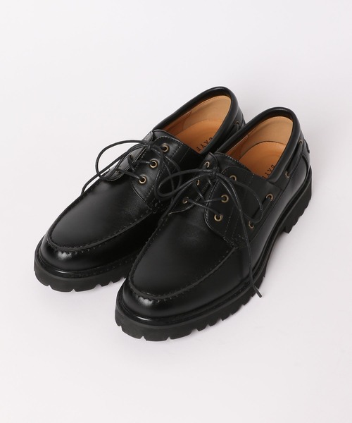 BAYFLOW（ベイフロー）の「3ホールPUデッキシューズ（モカシン/デッキシューズ・メンズ・ブラウン/ブラック・SMALL/MEDIUM）」の19枚目の写真