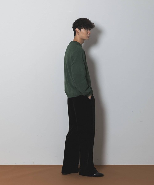 Couleur Meler（クルールメリー）の「Couleur Meler sakasa　button pile yarn knit（ニット/セーター・メンズ・ブラック/ブラウン/グリーン・MEDIUM/LARGE）」の6枚目の写真