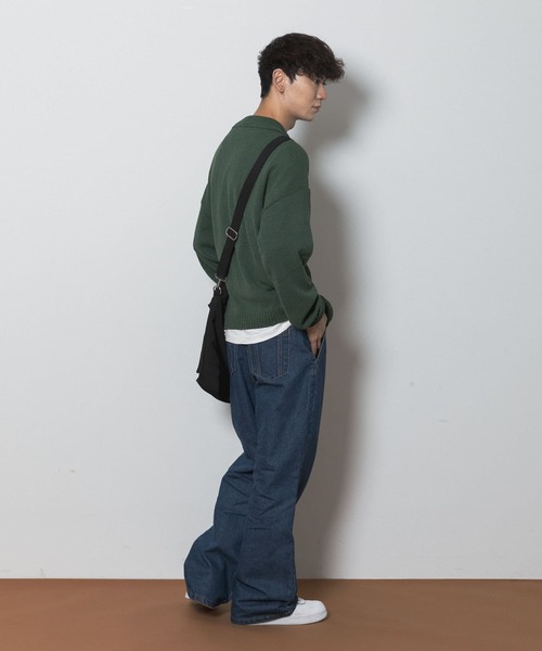 Couleur Meler（クルールメリー）の「Couleur Meler sakasa　button pile yarn knit（ニット/セーター・メンズ・ブラック/ブラウン/グリーン・MEDIUM/LARGE）」の9枚目の写真