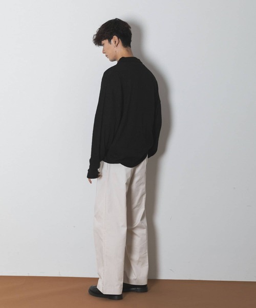 Couleur Meler（クルールメリー）の「Couleur Meler sakasa　button pile yarn knit（ニット/セーター・メンズ・ブラック/ブラウン/グリーン・MEDIUM/LARGE）」の21枚目の写真