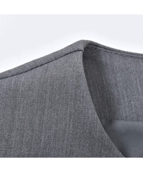 BeBe（ベベ）の「BeBe/フォーマルチェックワンピースノーカラージャケット2点セット(110~130cm)（セットアップ・キッズ・ブルー系その他・130/120/110）」の17枚目の写真