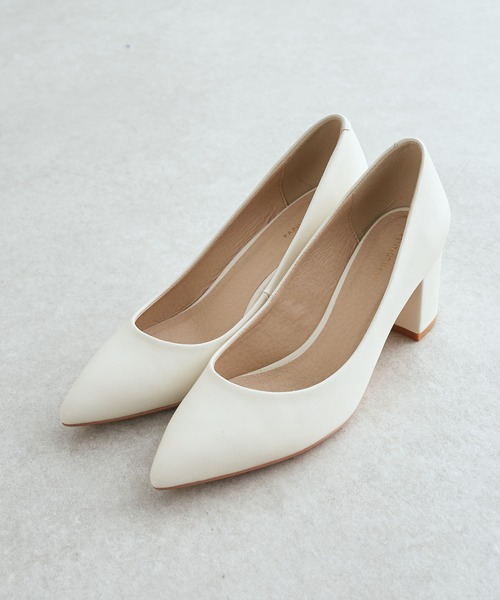 PAPILLONNER(パピヨネ)の「チャンキーパンプス/PAPILLONNER/パピヨネ(パンプス・レディース・ライトグレー/アイボリー・S/M/L)」の14枚目の写真