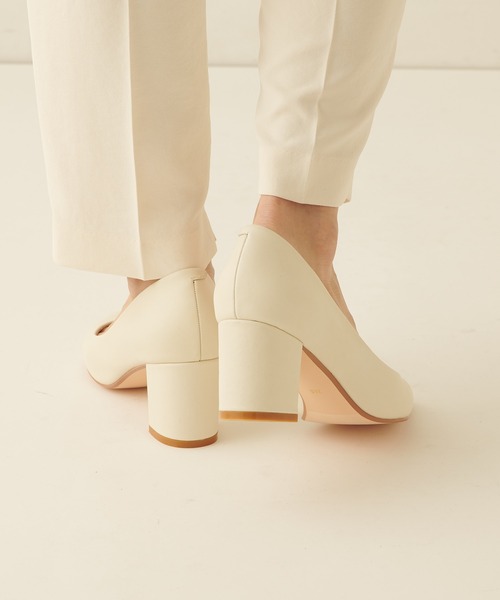 PAPILLONNER(パピヨネ)の「チャンキーパンプス/PAPILLONNER/パピヨネ(パンプス・レディース・ライトグレー/アイボリー・S/M/L)」の19枚目の写真