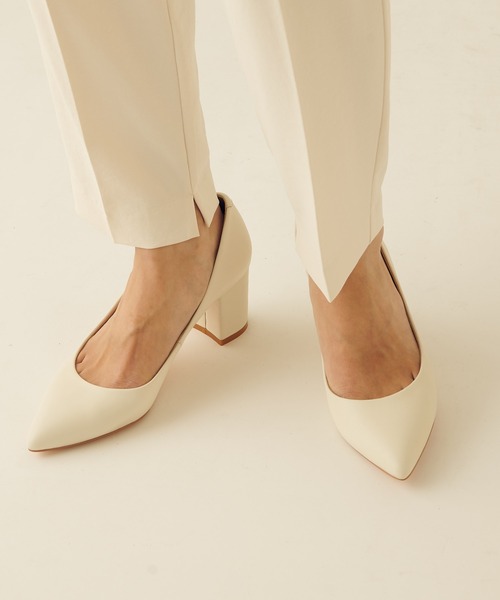 PAPILLONNER(パピヨネ)の「チャンキーパンプス/PAPILLONNER/パピヨネ(パンプス・レディース・ライトグレー/アイボリー・S/M/L)」の11枚目の写真