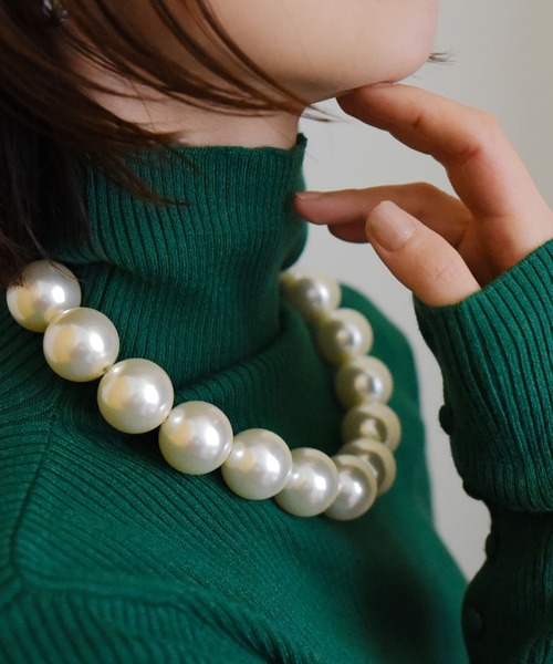 セール】ビッグパールネックレス 25mm（ネックレス）｜styiro