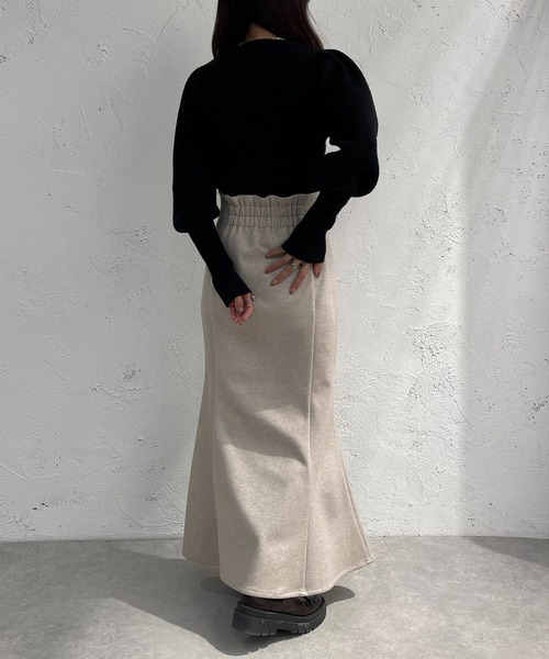 apres jour mignon(アプレジュールミニョン)の「袖ボリュームトップス【ZOZOTOWN限定アイテム】(ニット/セーター・レディース・グレイッシュベージュ/ブラック/ピンク・フリー/X-LARGE)」の10枚目の写真