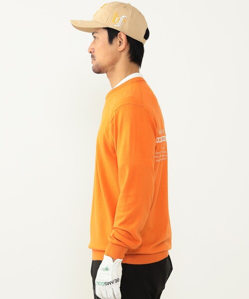 MEN〉BEAMS GOLF ORANGE LABEL / シャドーロゴ ニット