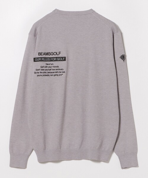 MEN〉BEAMS GOLF ORANGE LABEL / シャドーロゴ ニット