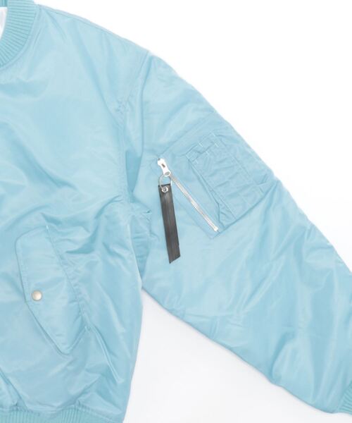 VIBGYOR（ヴィブジョー）の「【Re:one】Candy MA-1(MA)（MA-1・メンズ・ブラック/サックスブルー・FREE）」の7枚目の写真