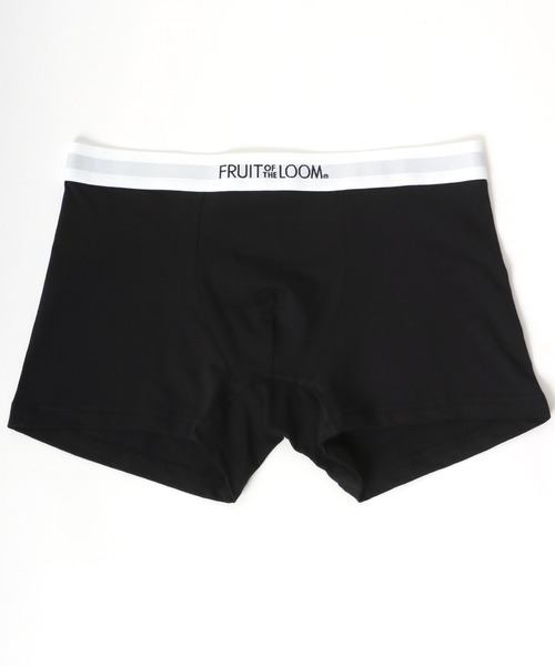 FRUIT OF THE LOOM（フルーツオブザルーム）の「FRUIT OF THE LOOM/フルーツオブザルーム 3枚セット ロゴ ボクサーパンツ/ボックスパッケージ（ボクサーパンツ・メンズ・ブラック/マルチ/グレー系その他/グリーン系その他・LL/M/L）」の5枚目の写真