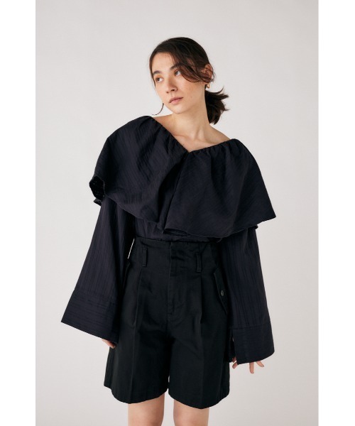 M_(エムアンダーバー)の「【M_】COTTON ブラウス(シャツ/ブラウス・レディース・ブラック/オフホワイト・FREE)」の17枚目の写真